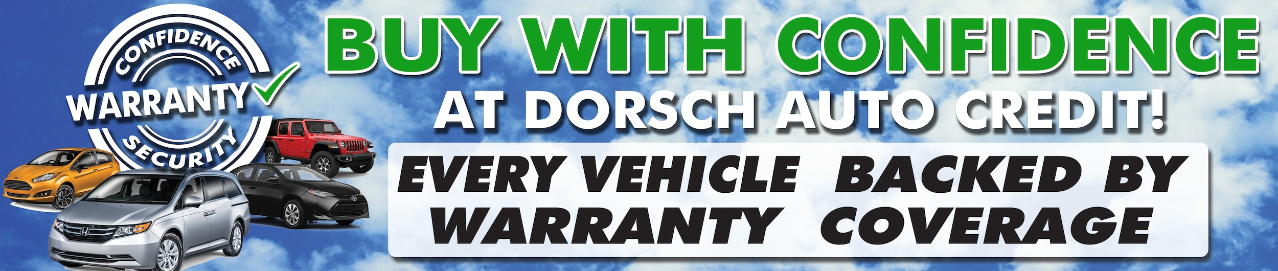 Warranty at Dorsch Auto Credit in Green Bay WI